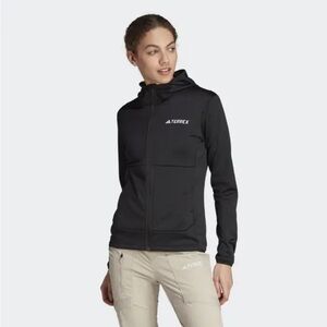 Women's Terrex Adidas Xperior Light Fleece Hooded Jacket size Small